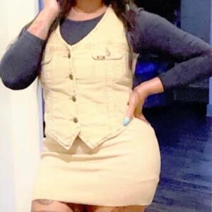 Fall/Winter Skirt & Vest Combo